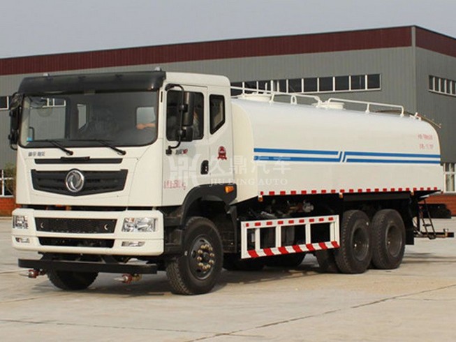 20噸灑水車工作視頻_20噸(20方)東風御龍后雙橋綠化灑水車廠家價格2