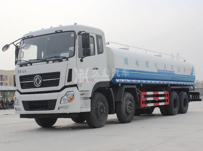 20噸灑水車作業(yè)視頻_20噸東風(fēng)天龍前四后八綠化灑水車廠家價(jià)格2