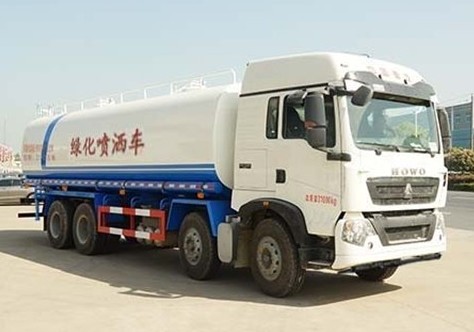 工程灑水車國六標準的價格_重汽豪沃前四后八20噸工程灑水車3