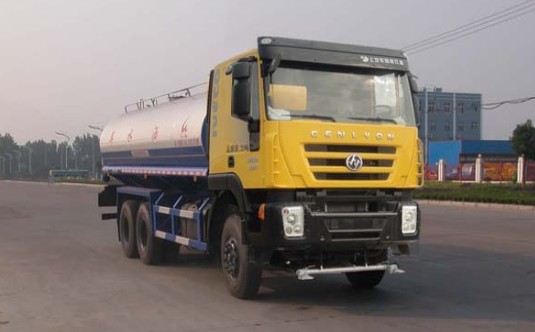 20噸灑水車型號_上汽紅巖杰獅20噸綠化灑水車廠家價格2