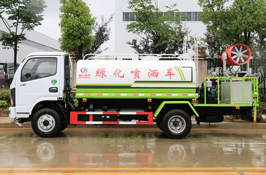 國六5方東風福瑞卡帶霧炮灑水車圖片 國六5方東風福瑞卡帶霧炮灑水車圖片