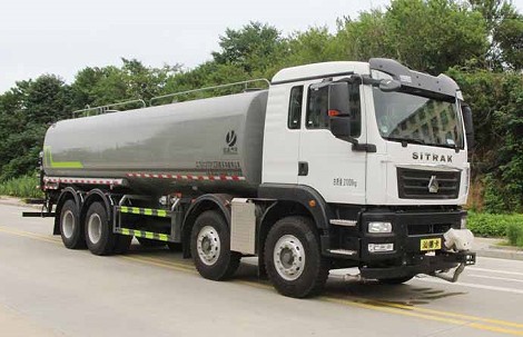 重汽汕德卡前四后八30方灑水車_縱昂牌CLT5312TDYZZ6型多功能抑塵車4