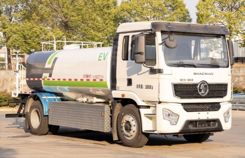 12方陜汽德創(chuàng)純電動灑水車_楚勝牌CSC5187GPSSBEV型純電動綠化噴灑車